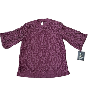 NWT Art Class lace‎ top size M 7/8